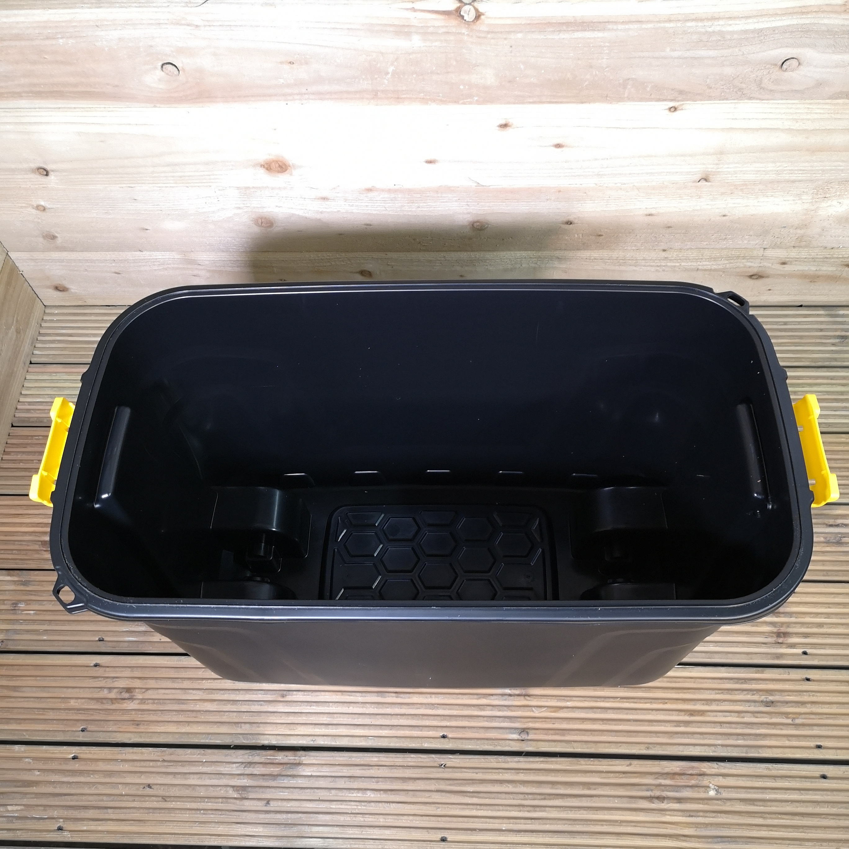 110L Heavy Duty Trunk on Wheels, Lockable & Stackable Storage Chest