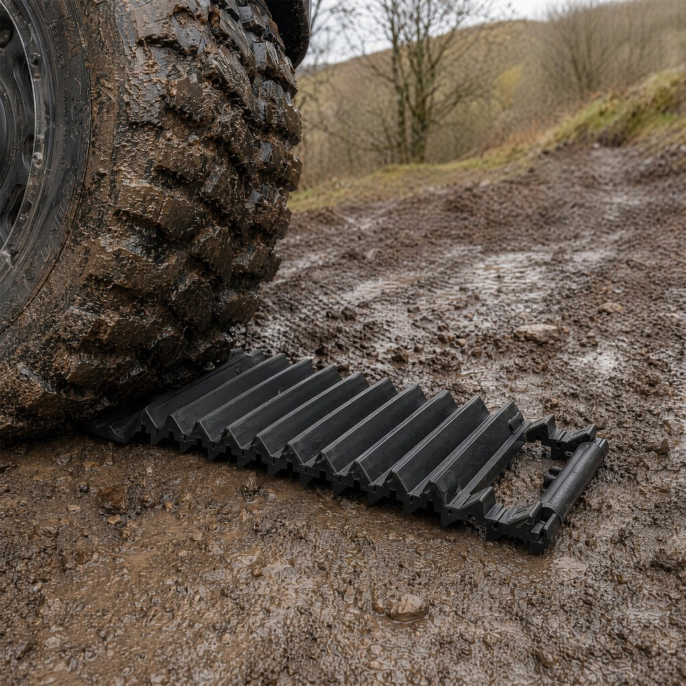 TEMU Heavy-duty Automotive Recovery Boards (set Of 2) — Recovery Boards For Snow, Sand, And Mud