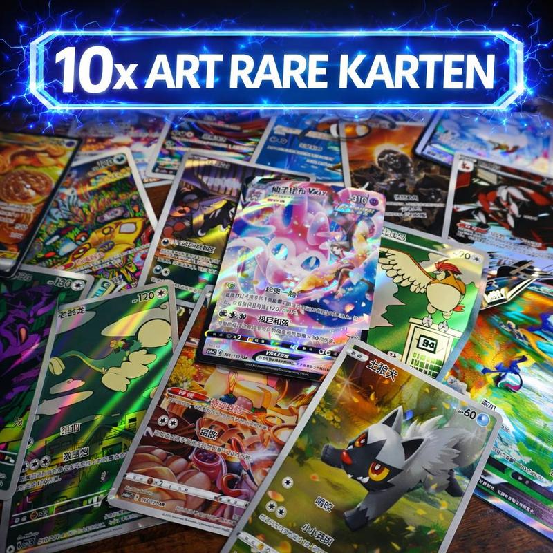 – 10× Art Rare / Character Rare (chr) | Illustration Rares | 100 % Original | (copy)