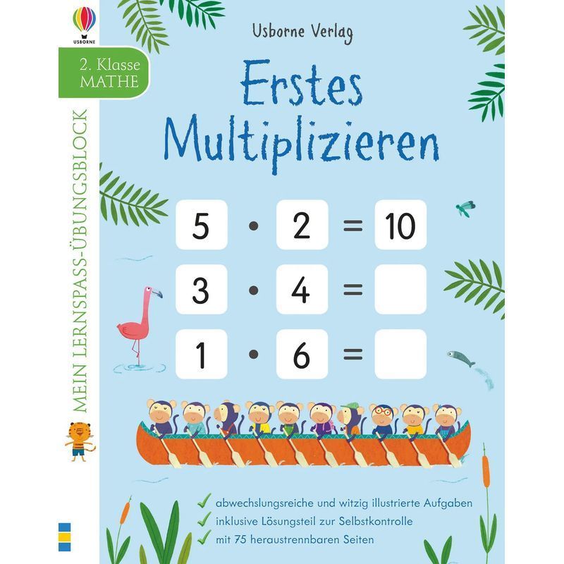Image of My Learning Fun Exercise Book: First Multiplication (2nd Grade) - Simon Tudhope - Paperback - 150 Pages - German - 2019 - Usborne Publishing - Ean 9781789410884