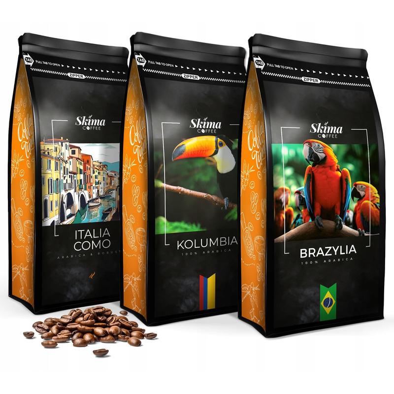 TEMU Ground Coffee 3x1kg Brazil/ /italy Como Fresh + Free