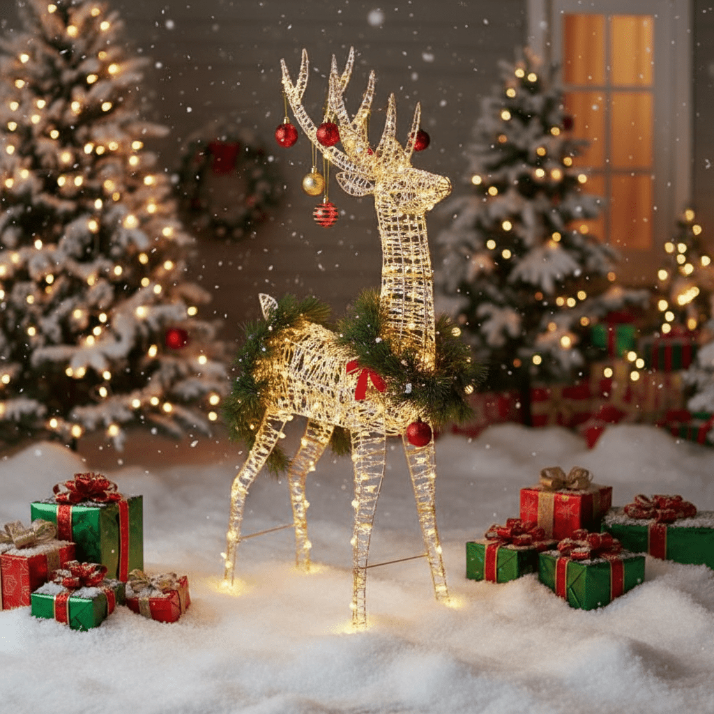 1 Stuk 180 cm 3D Rendier Verzamelfiguur
