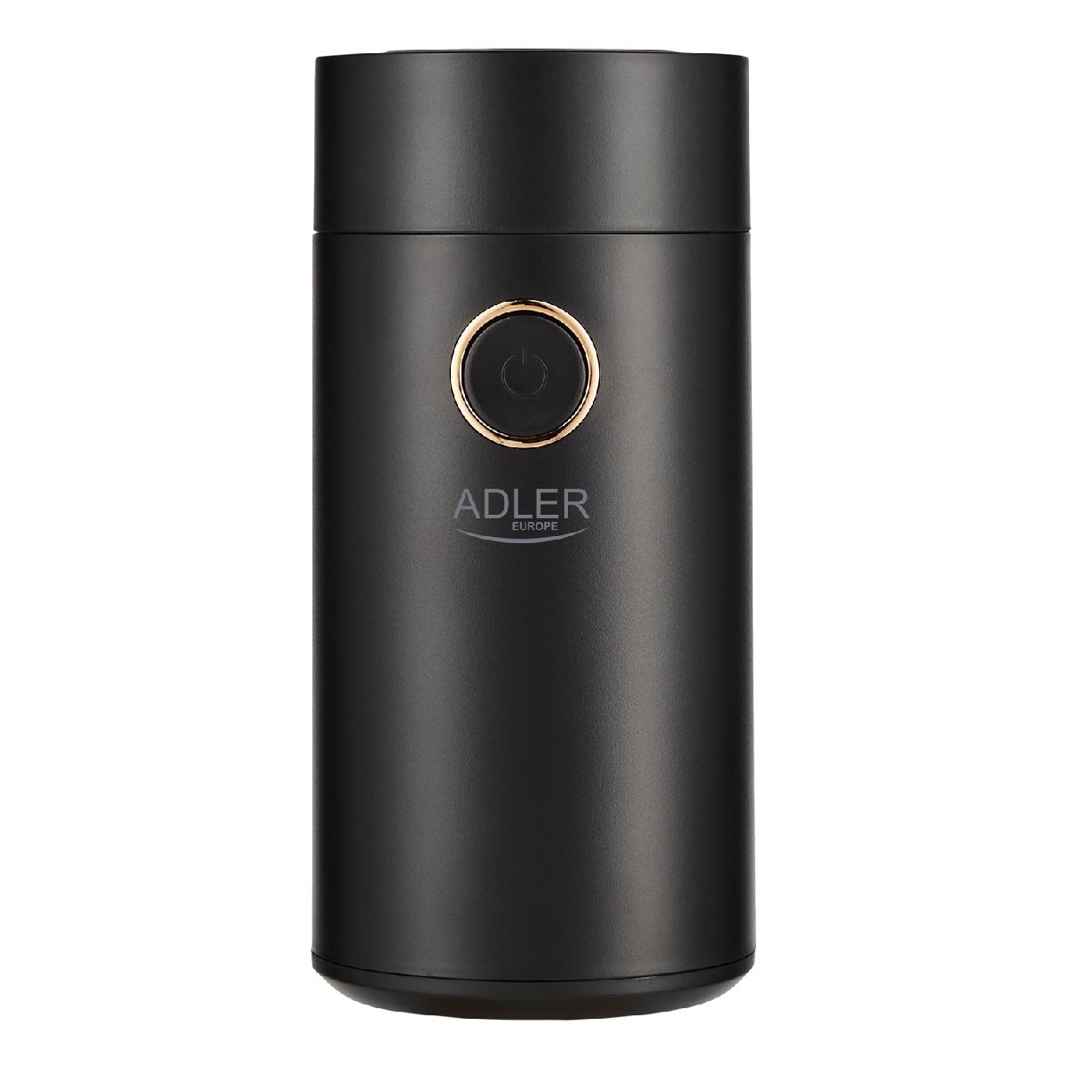 Adler Coffee Grinder Black/gold, Up To 75g, Ad 4446bg