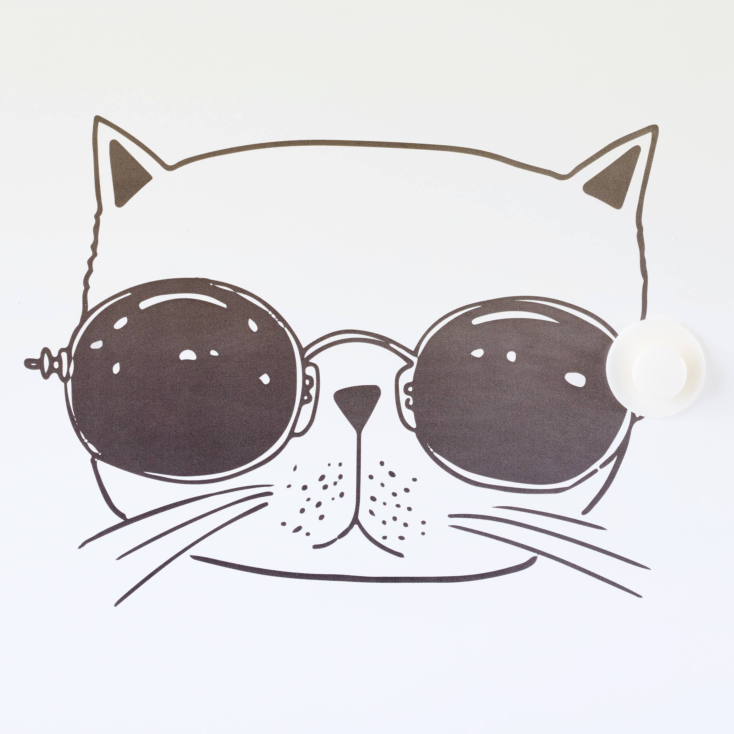 Plug-In Shelf Unit for Cats in White