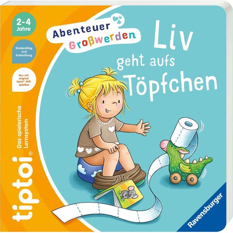 Image of Tiptoi Adventure Growing Up Liv Goes Potty - Sandra Grimm - Book - Tiptoi - 16 Pages - German - 2025 - Ravensburger Publishing House - Ean 9783473493012