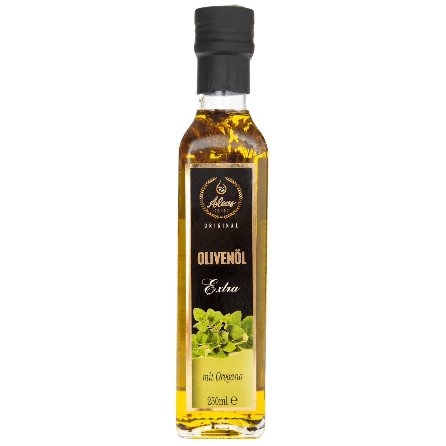 Greek Extra Virgin Olive Oil With Oregano – Premium Quality 250ml Aleas