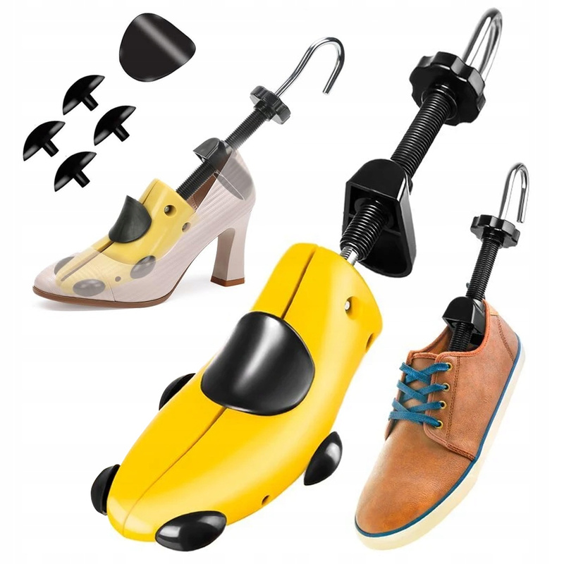TEMU Élargisseur et redresseur de chaussures réglable avec inserts anti-oignons, taille 39-43, universel pour chaussures homme et femme, en plastique