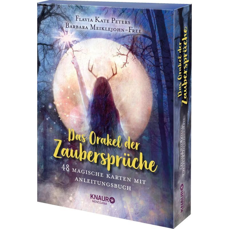 The Oracle Of Magic Spells - Paperback - 48 Magical Cards With Instruction Book - Flavia Kate Peters (et Al.) - 192 Pages - German - 2023 - Knaur Menssana - Ean 9783426659090