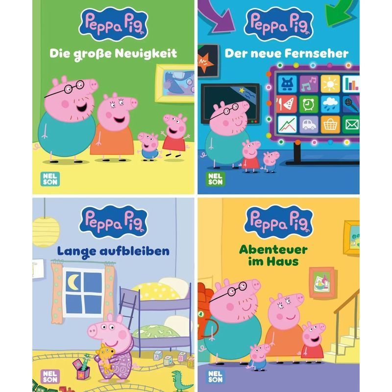 Image of Nelson Mini Books: Peppa Pig 33-36 - Paperback - 24 Mini Books In Display - Nelson Mini Books - 20 Pages - German - 2025 - Nelson Verlag - Ean 9783845129129