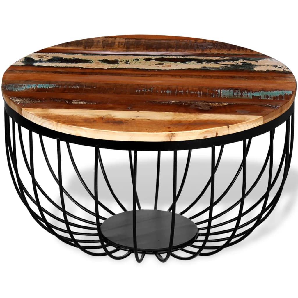 Vidaxl Coffee Table Solid Wood Side Table
