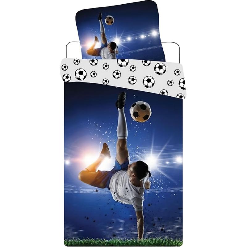 Image of Football Player Bedding Set, 135 X 200 Cm, 100% Cotton