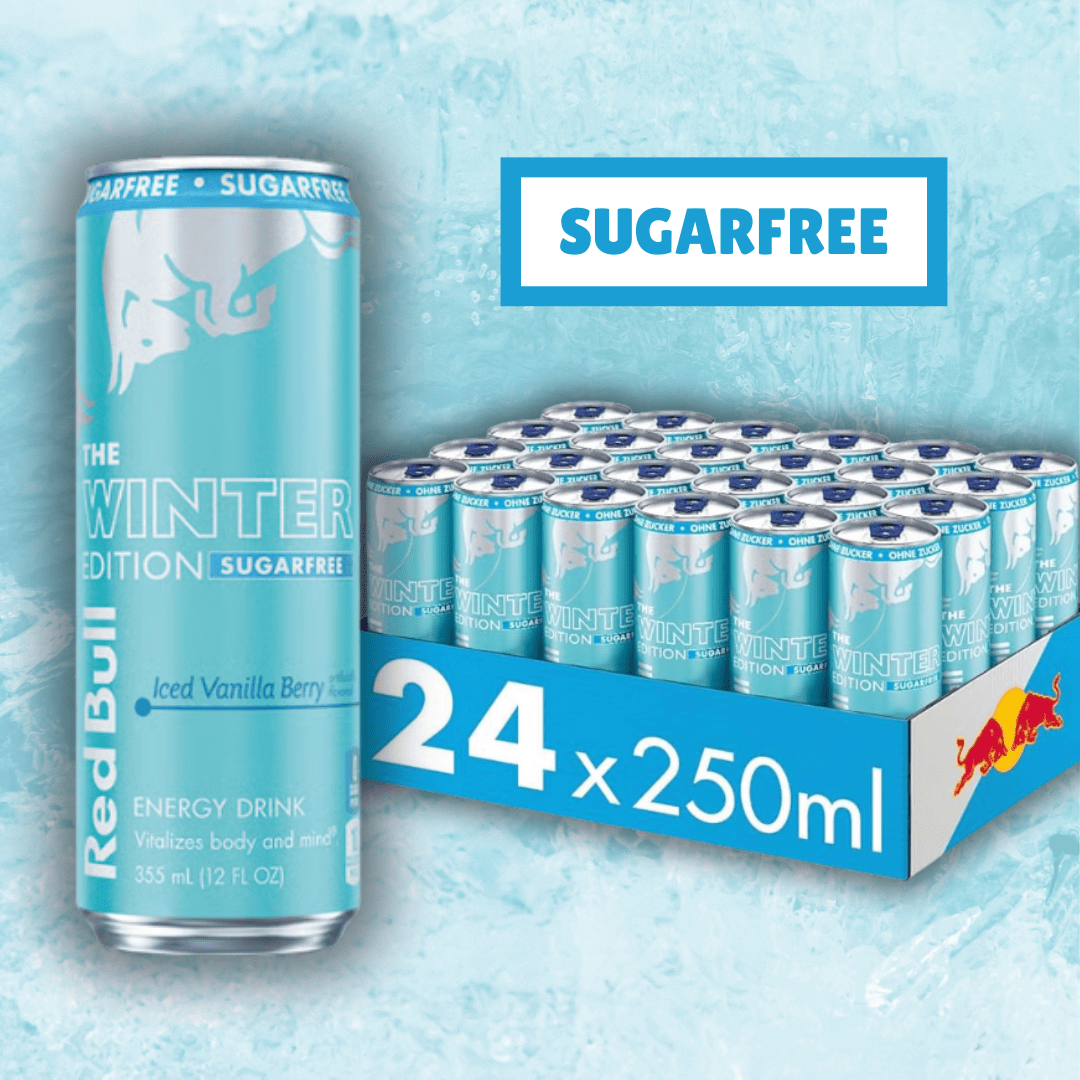 E-shop 24x Red Bull Iced Vanilla Berry – Sugarfree – 24x250 ml | Limitierte Geschmackssorte
