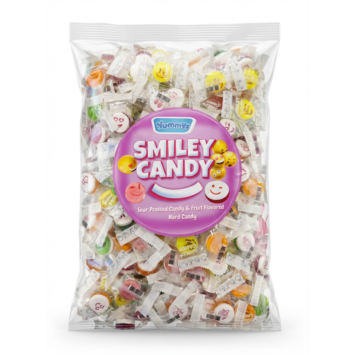 TEMU 1kg Yummys Face Hard Boiled Candy Sweets, Bulk Bag Of Classic Nostalgic Treats, Perfect For Sweet Tables, Party Bowls, And Sharing With Family,