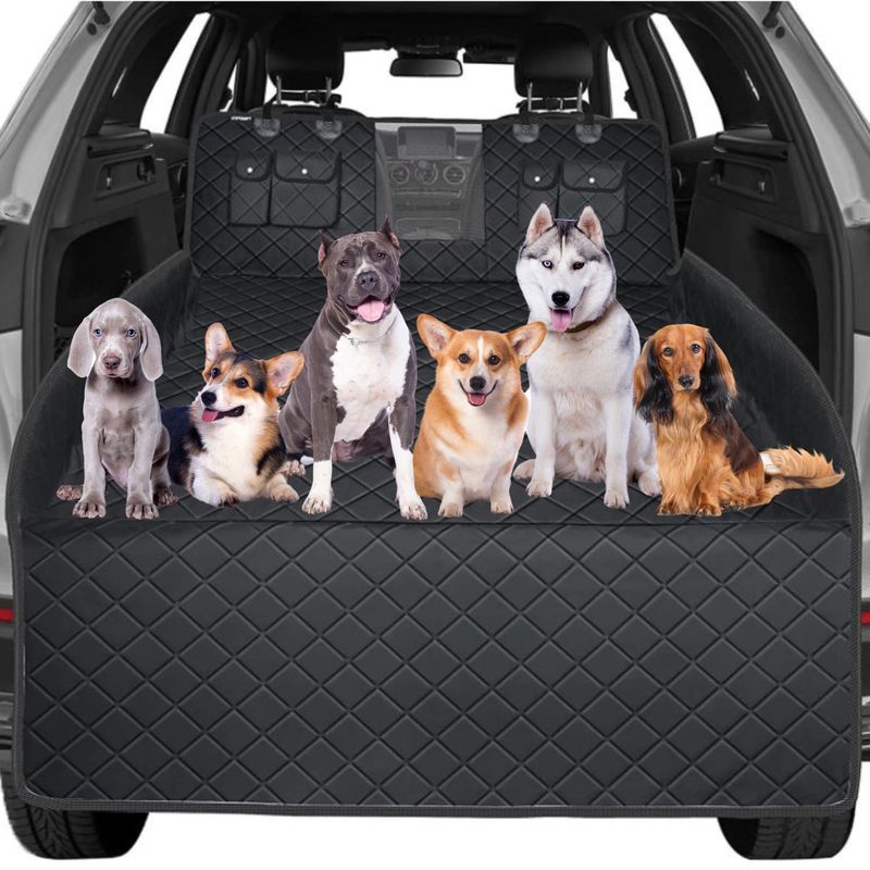 Protector For On The Seat Cover On The Rear Bench Waterproof With Pockets Anti-slip Universal Size Safe Travel Wobell Xxl
