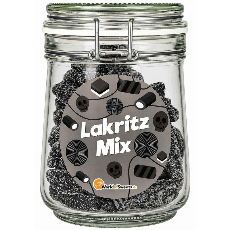 Image of Salty Licorice Mix In A Jar 380g