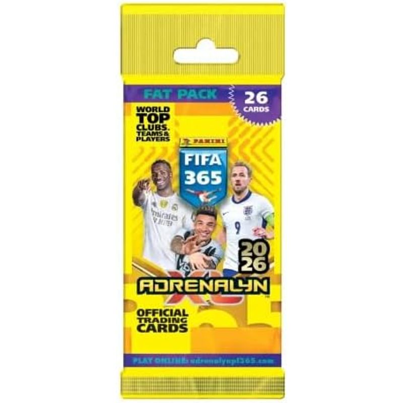 E-shop PANINI 365 2025/2026 Adrenalyn XL – Fat Pack mit 26 Karten Fußball Trading Cards