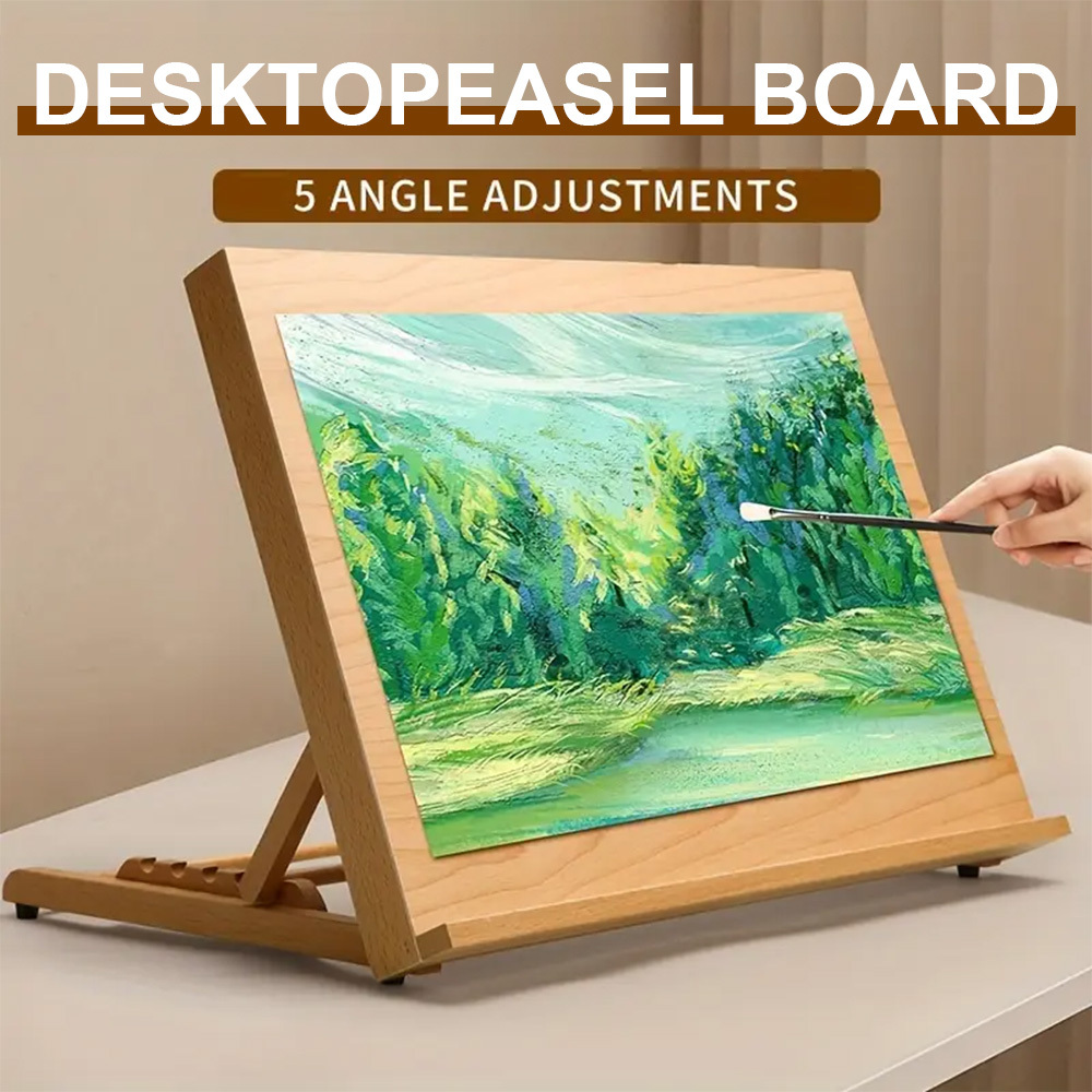 Tabletop Easel A3 Painting Easel With , 5 Adjustable Angle, Finish, Art Easel For Artists, Children, Beginners & Student