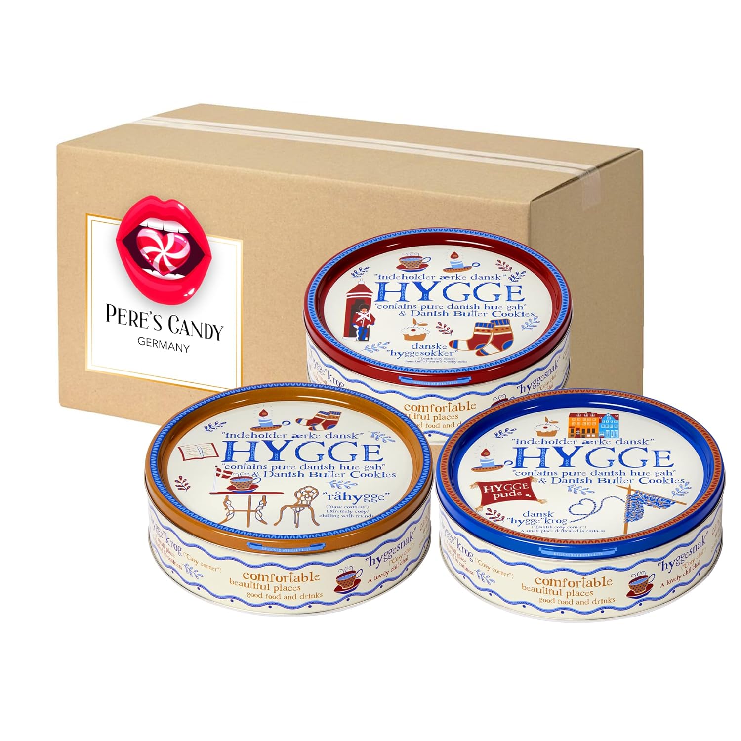 2 X 340g Hygge Motive Tin - Danish Butter