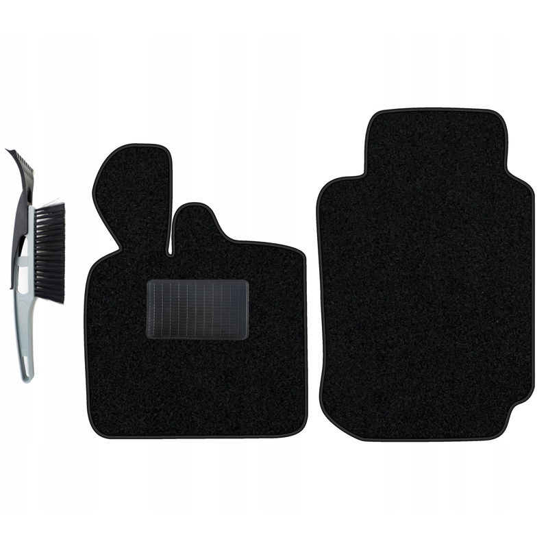 Velour Car Mats Set Compatible With Smart I 1998-2007