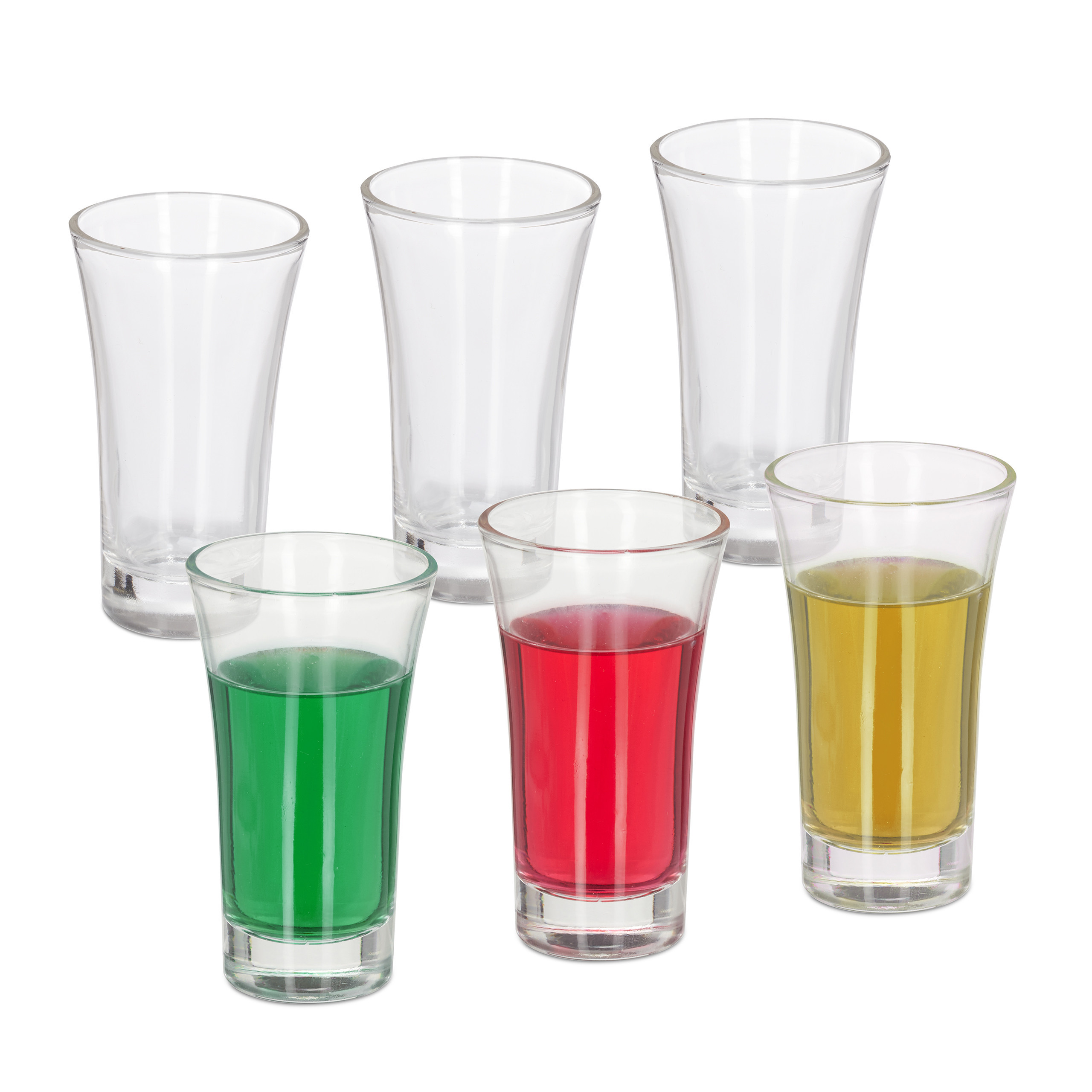 6 Shot Glasses In Transparent - 6cl