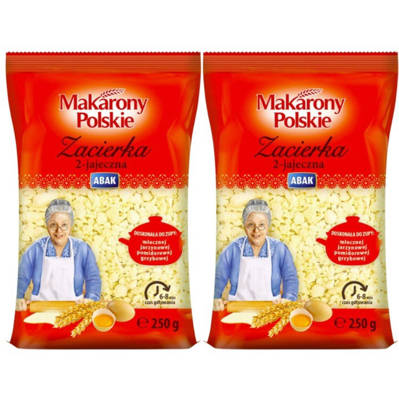 Polish Pasta 2-egg Dough Pasta 250 G X 2 Pieces