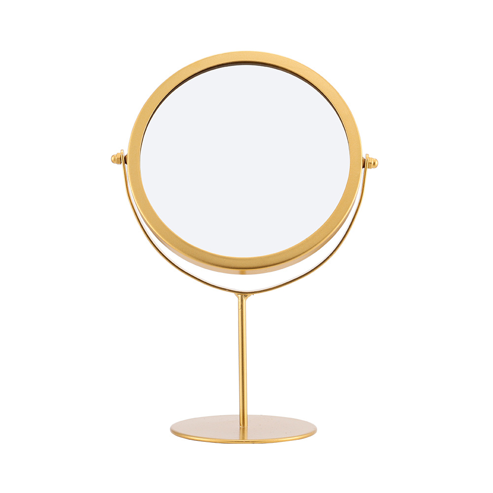 Portable Round Dressing Table Makeup Mirror with Stand