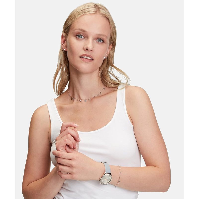 Women'S Analog Wristwatch, Rosé Finish, Modern Design, Elegant Timepiece for All Occasions