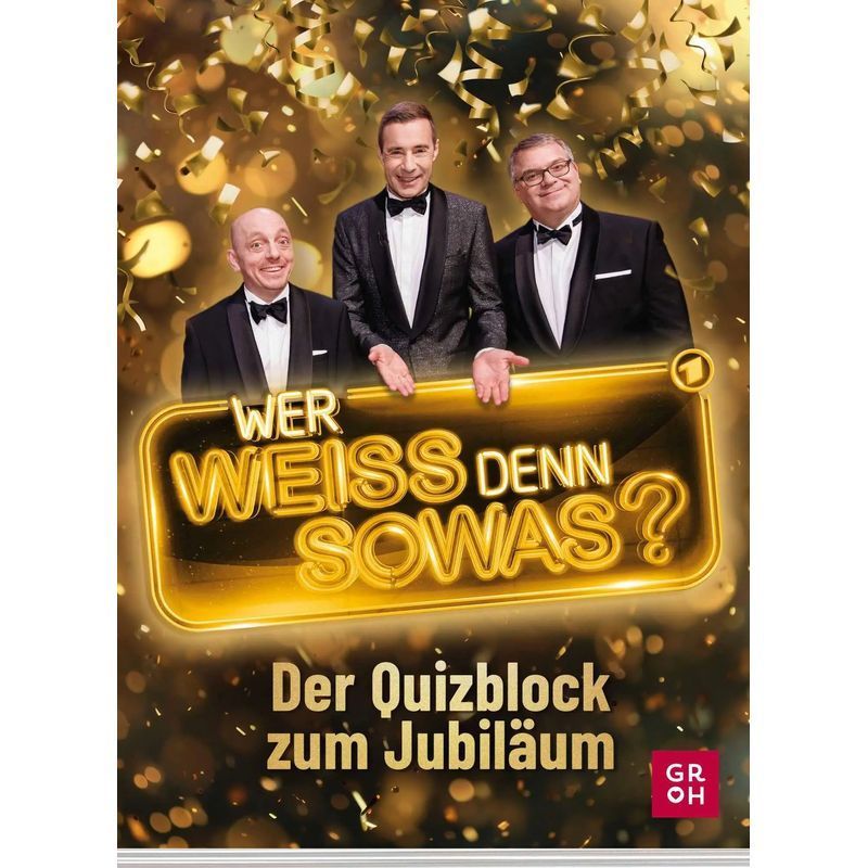 Image of Groh Verlag: Who Knows Such Things? / The Anniversary Quiz Book: 80 Exciting Quiz Questions From The Popular Knowledge Show On Erste For The 10th Anniversary / Paperback / German / 2025 / Groh Verlag