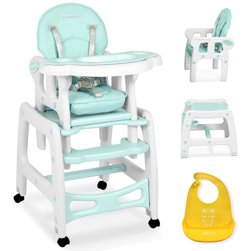 Turquoise High Chair