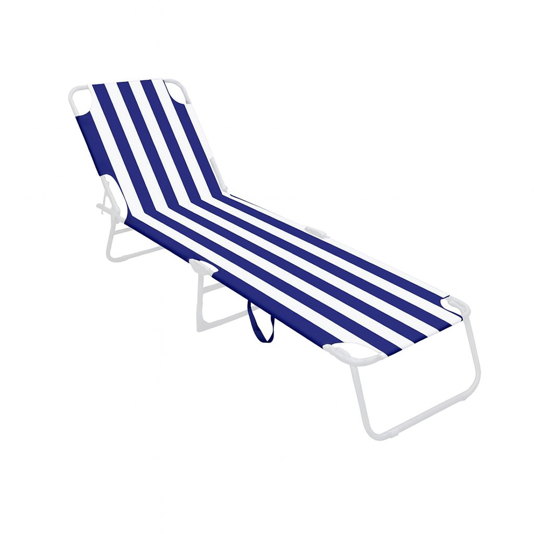 TEMU Tumbona Plegable de Playa 4 Posiciones 187x54x25 cm con Respaldo Reclinable y Estructura de Acero, Diseño y Resistente Para Piscina, Jardin, O