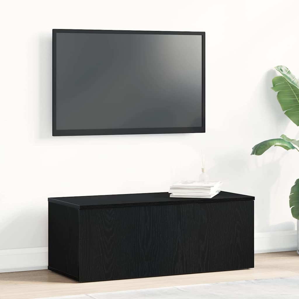 Image of Vidaxl Modern Indoor Tv Cabinet In With 3 Drawers | Wood Material Stylish Rectangular Room Freestanding Storage Unit Furniture Entertainment Center Elegant Stand