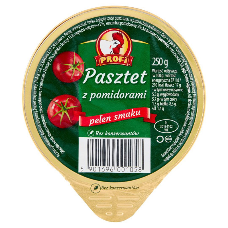 Profi Pâté With Tomatoes 250 G