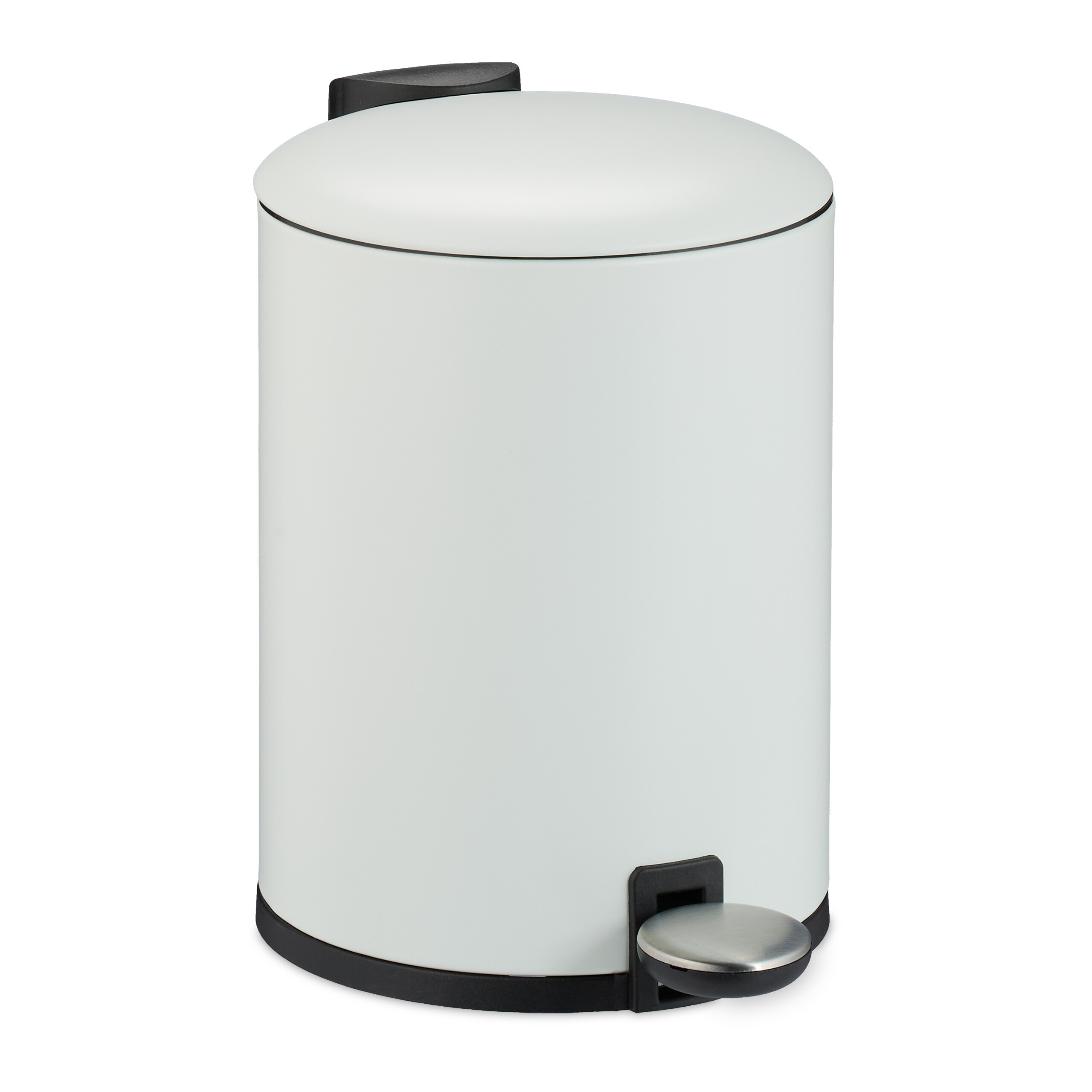 Image of Trash Can For Bathroom In White - 3 L