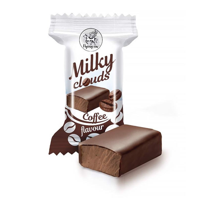 Flying Cow Chocolate Sweets With Coffee Flavor In A 1 Kg Coating