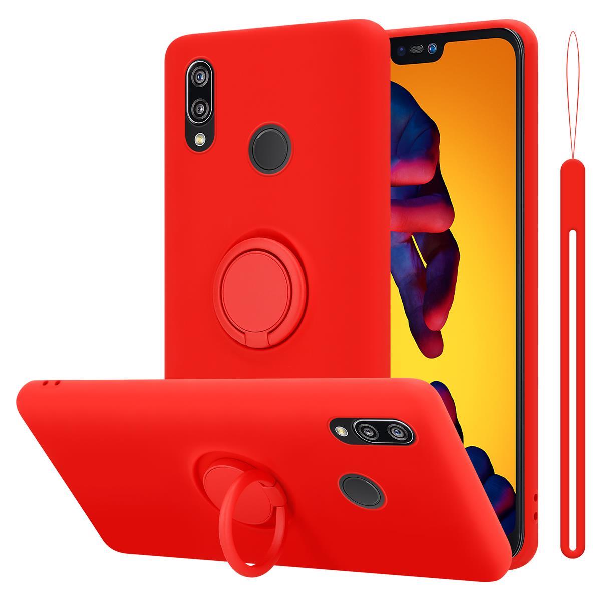 Case Compatible For Huawei P20 Lite 2018 / Nova 3e Protective Cover Flexible Tpu Silicone Ring Back Case Cover Phone Case