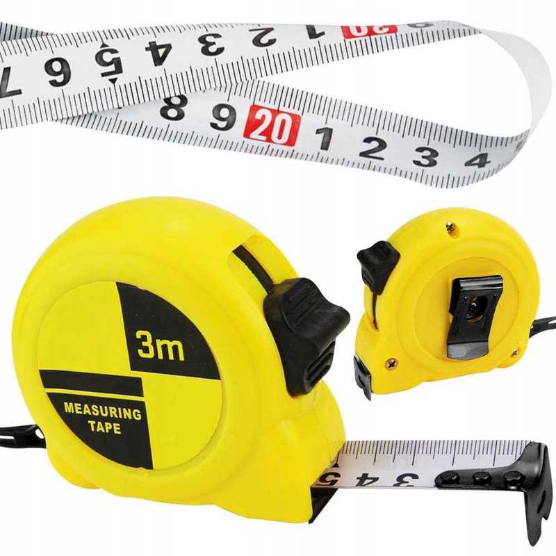 TEMU Automatic Measuring Tape Metal Tape With Block