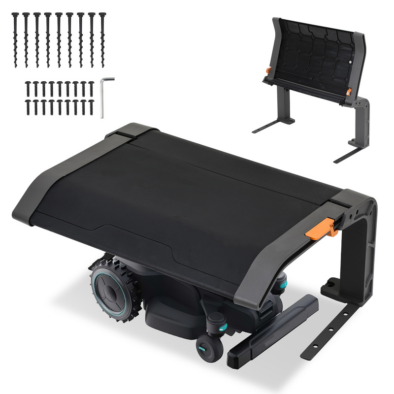 TEMU Lawn Mower Garage For Robot Lawn Mowers Folding Garage For Robot Lawn Mowers Folding Canopy Robot Lawn Mower Garage For Garden + Uv Protection Weatherproof