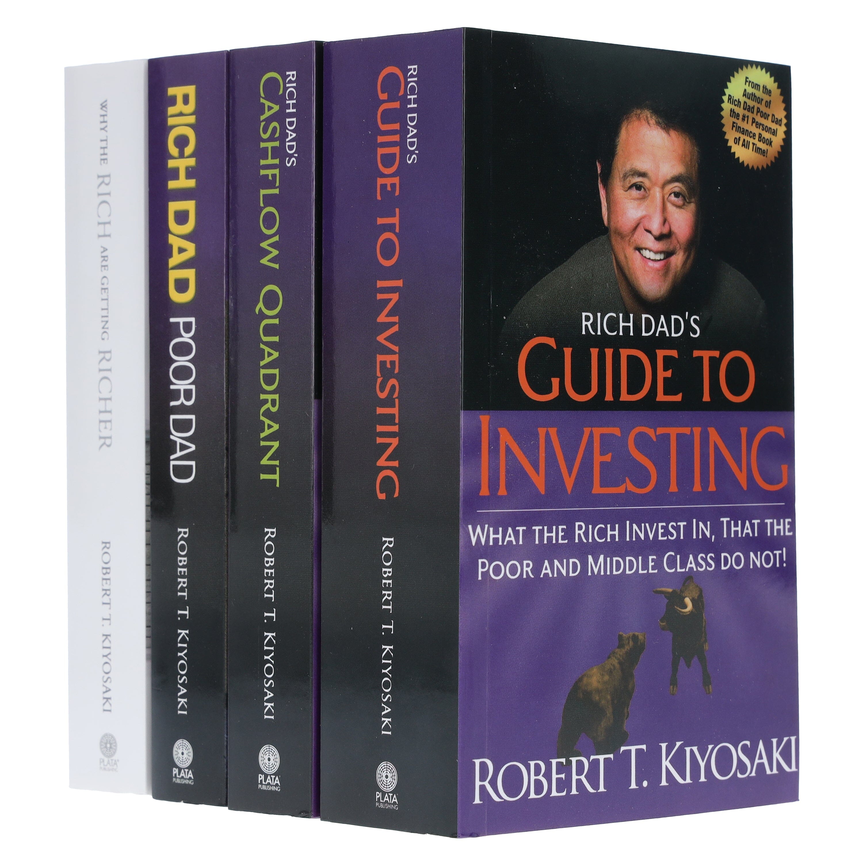 TEMU Rich Dad's Collection By Robert T. Kiyosaki: 4 Books Set - Non Fiction - Paperback