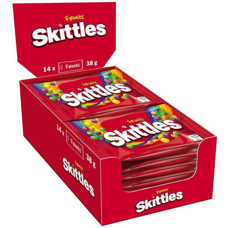 Image of Skittles Fruits 14 X 38g