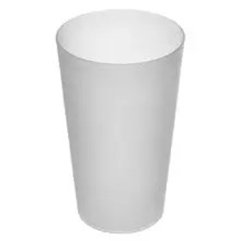 TEMU SPARKLERS CLUB Lot de 100 Gobelets Réutilisables ECOCUP 25CL (33 À RAS BORD) - Gobelet Bière et Réutilisable en Polypropylène,Prise en Main