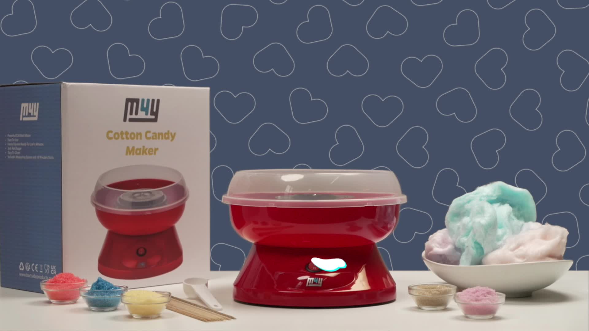 M4Y Premium Candy Floss Maker Cotton Candy Machine