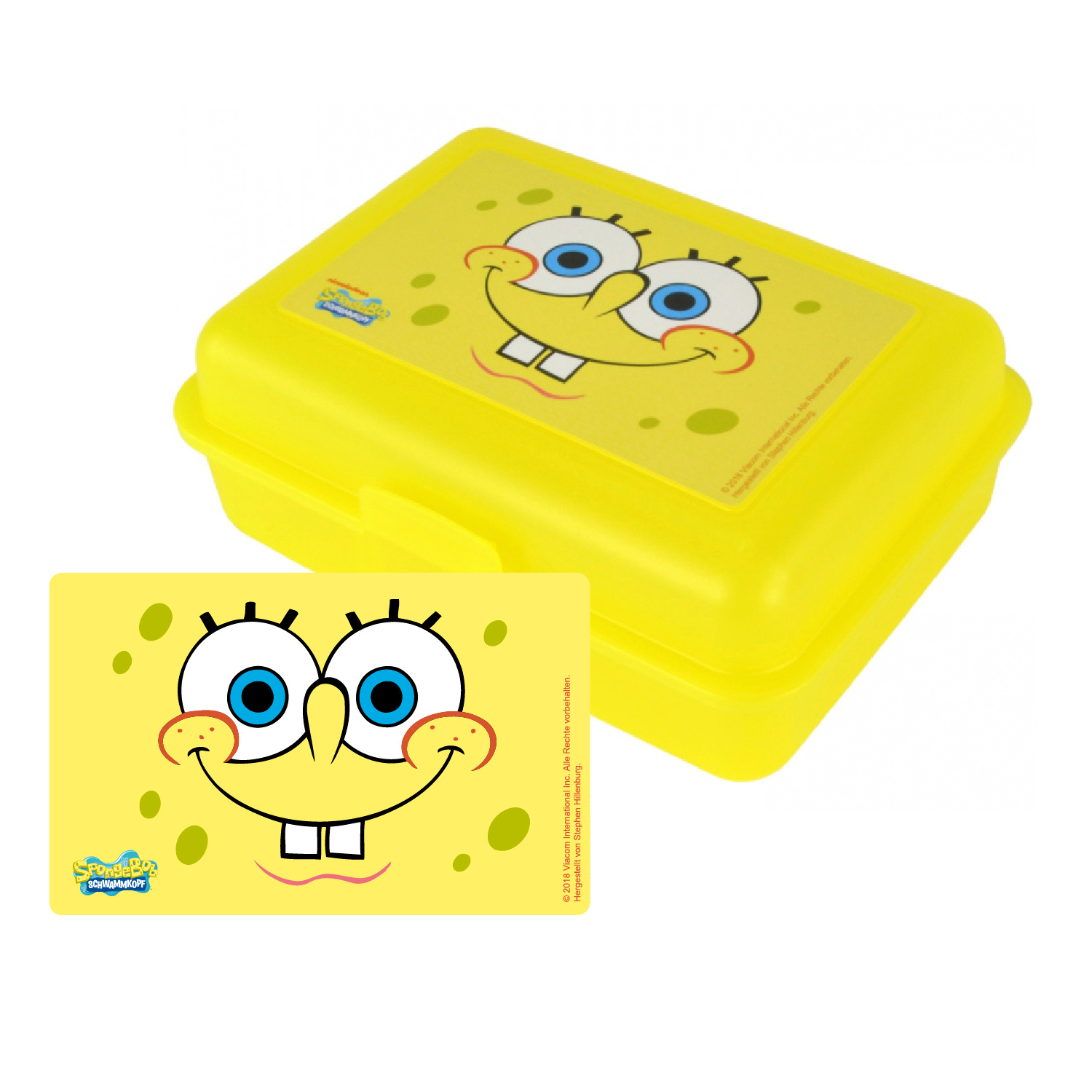 Lunchbox With Divider Yellow