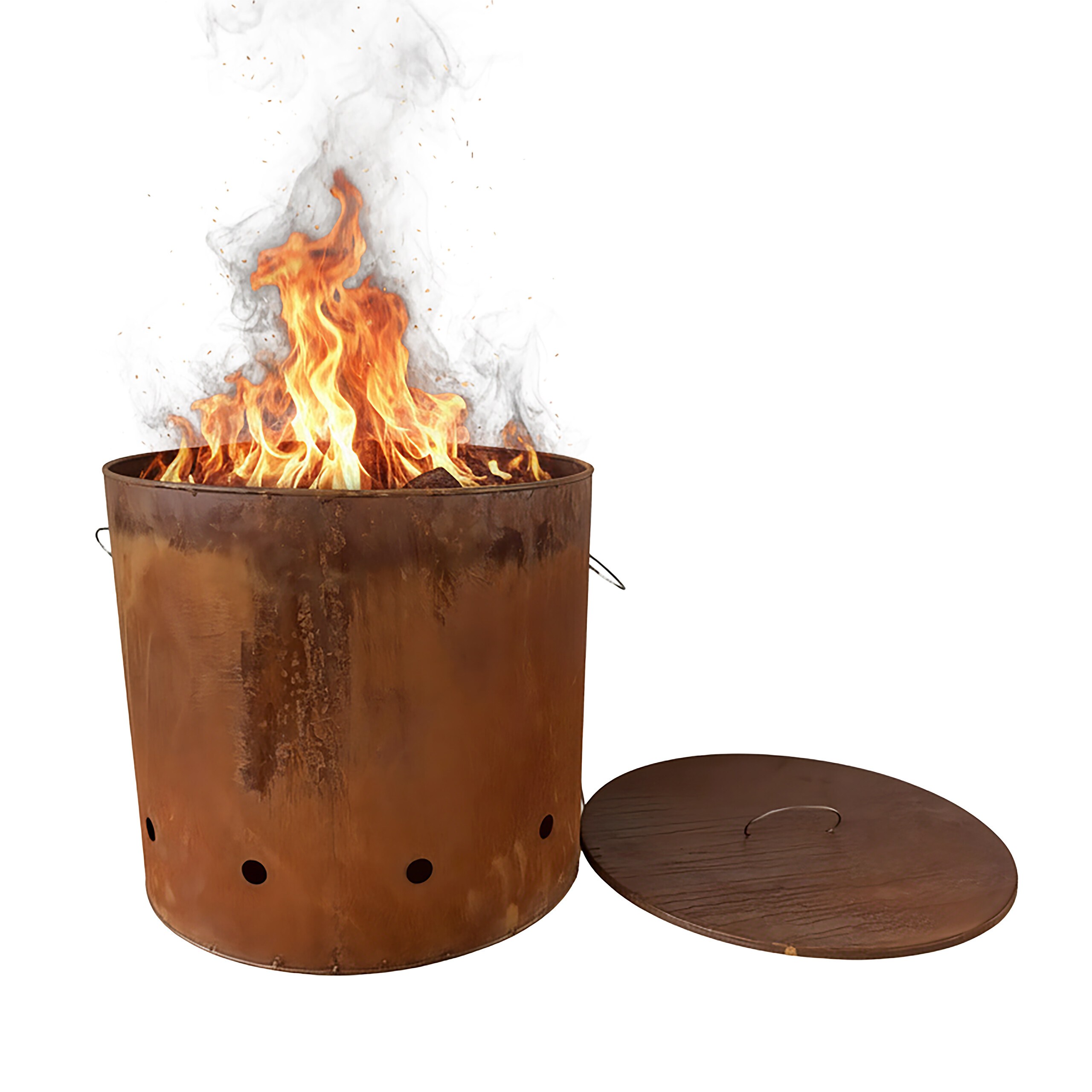 Fire Red-brown - (h)45 X Ø 49.5 Cm