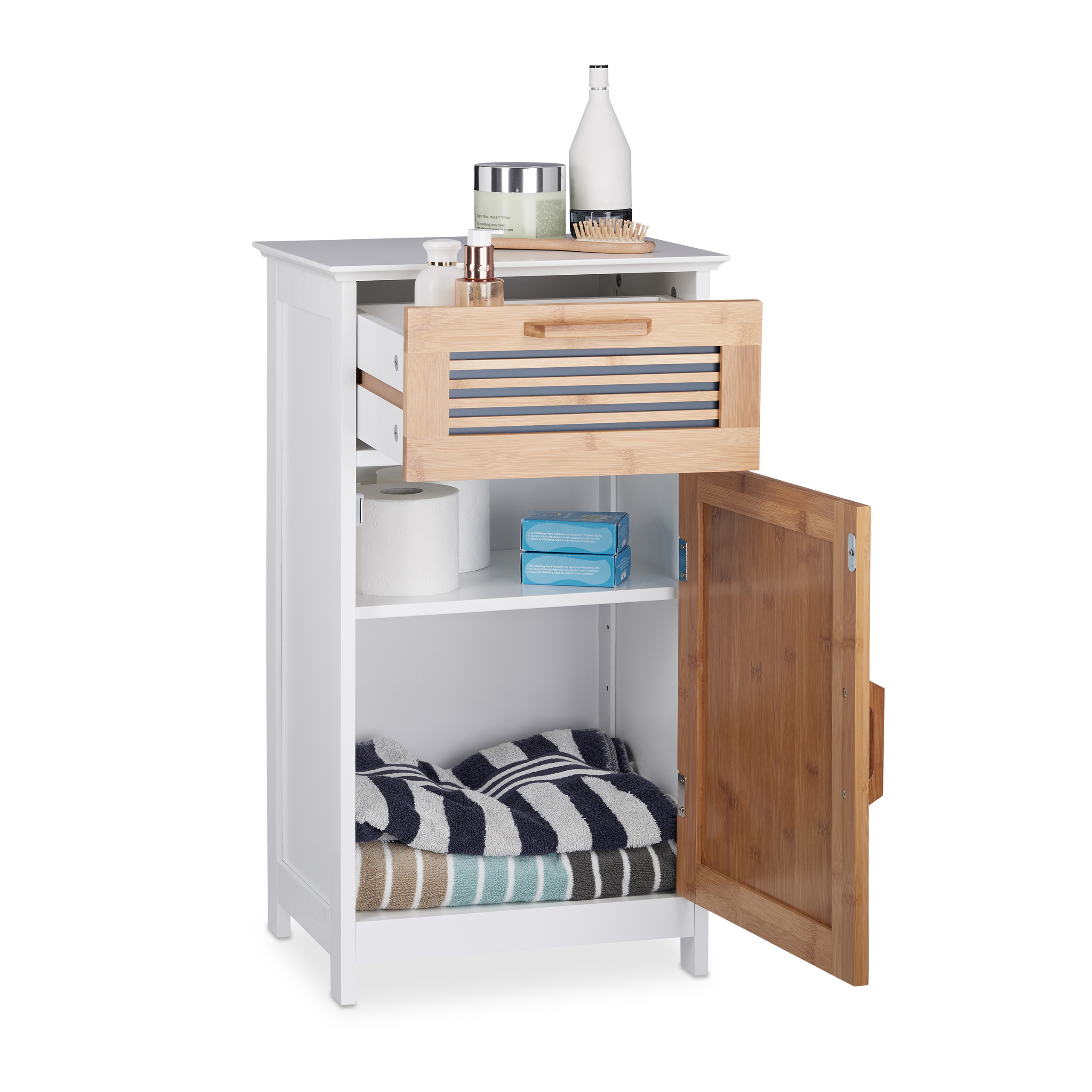 Wardrobe In White - (w)40 X (h)70 X (d) Cm