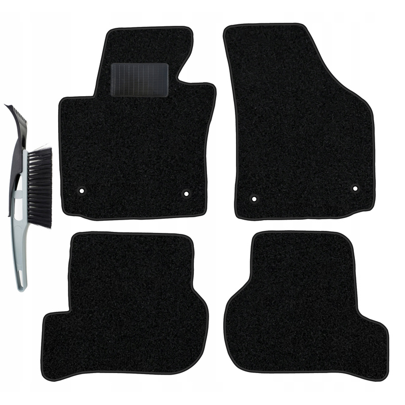 Velour Floor Mats Complete Set Fitting Ii 2005-2012