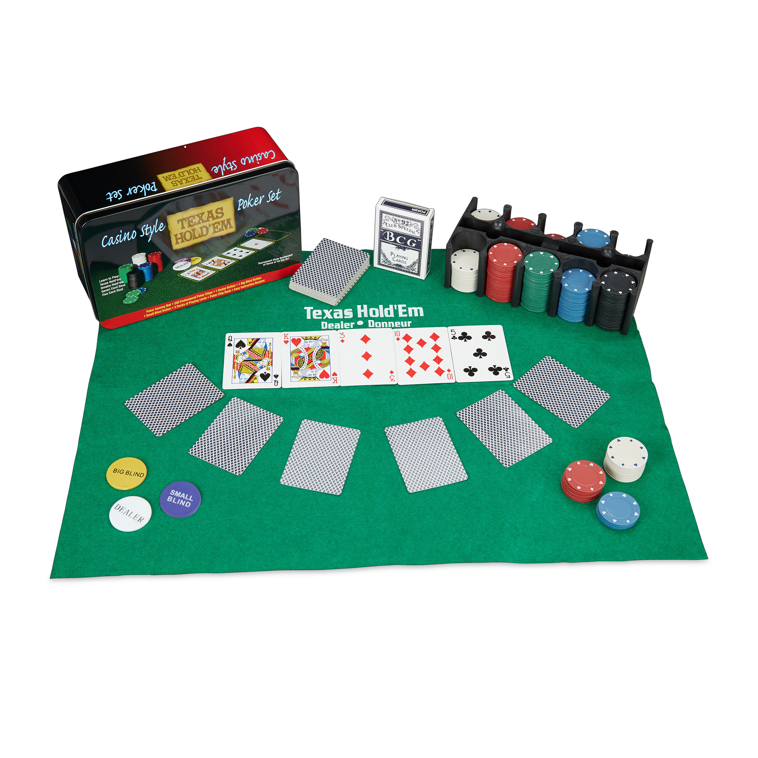 Poker Set In Spades