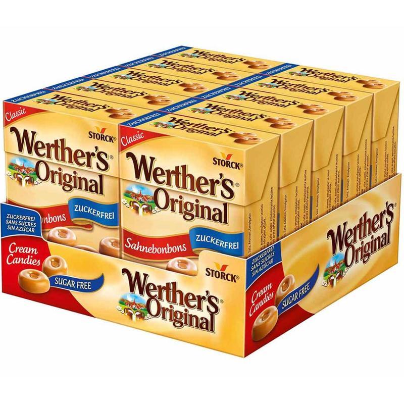 E-shop Werther's Original Sahnebonbons Minis zuckerfrei 10x42g MHD:01.10.2026
