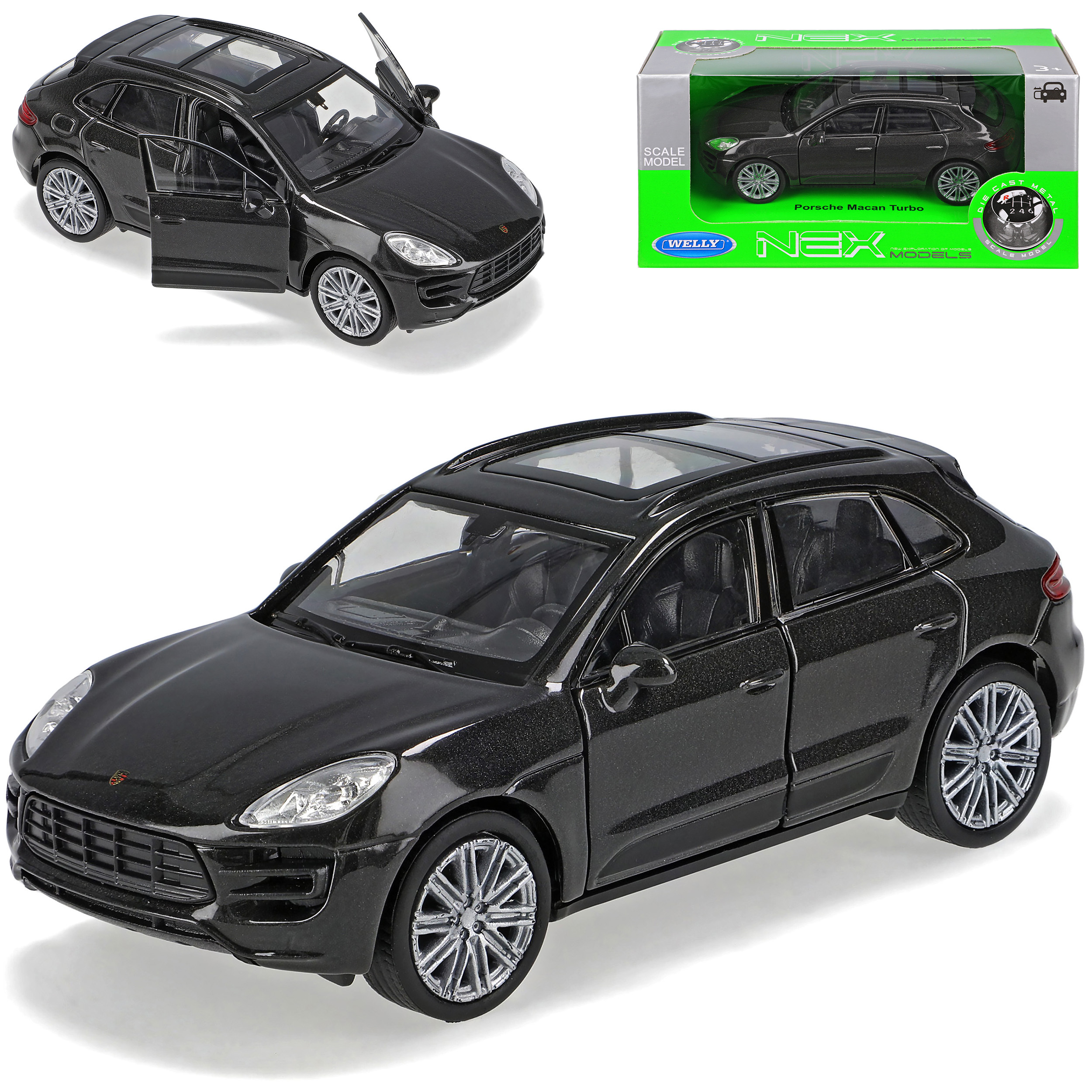 Gray From 2014 . 1/43 1/36-1/46 Welly Model Car