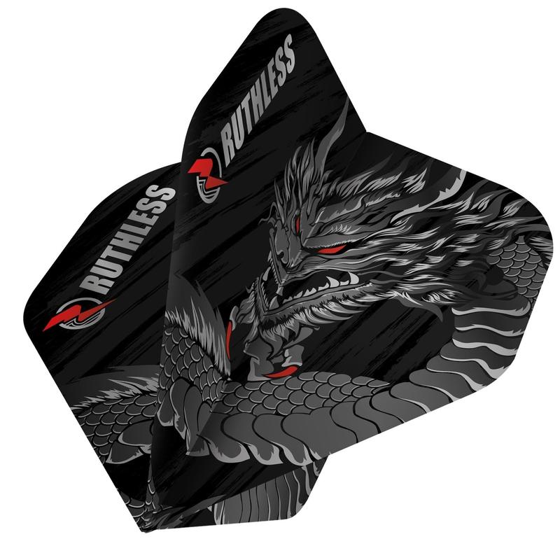 Ruthless Dart Flights - 100 Micron - Std - No2 - Dragon