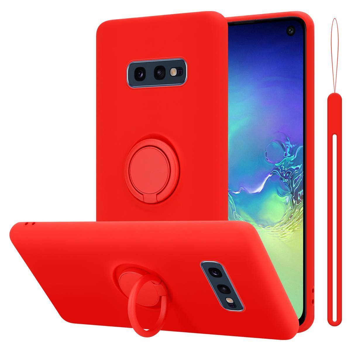 Case Compatible For Galaxy S10e Protective Cover Flexible Tpu Silicone Ring Back Case Cover Phone Case